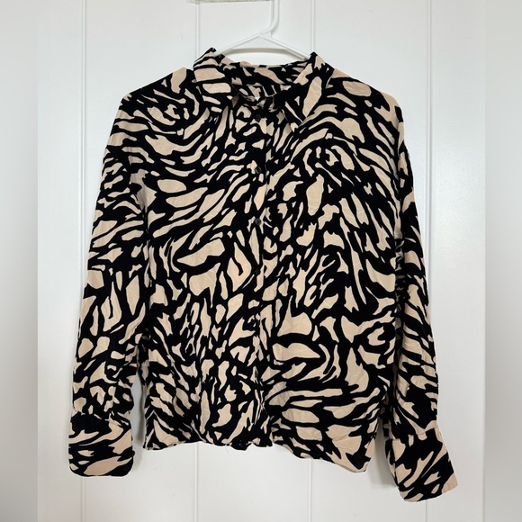 NEW BA&SH gala shirt size M jungle print - Picture 8 of 13